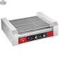 Rollin' Dog Hot Dog Roller Grill by The Canada Popcorn Company with 11 rollers for grilling hot dogs.