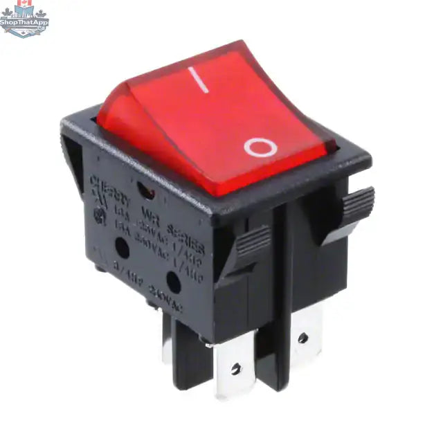 The Canada Popcorn Company thick switch rocker for popcorn machine, compatible with 8oz, 12oz, and 16oz models, seen in the image.