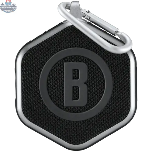 Bushnell Wingman Mini GPS Speaker for golf, portable device with built-in GPS and speaker for on-course navigation and music.