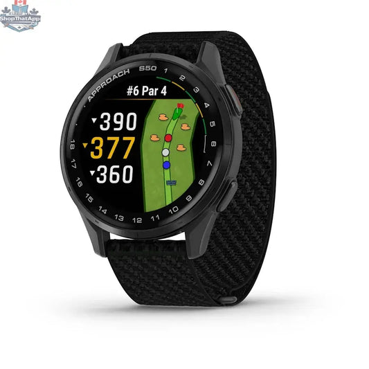 Garmin Approach S50 Golf Watch with AMOLED Touchscreen, GPS & 43K Courses - Shopthatapp.ca