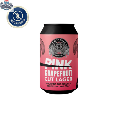 Drop Bear Pink Grapefruit Lager - Refreshing Citrus Flavor in Every Sip - Shopthatapp.ca