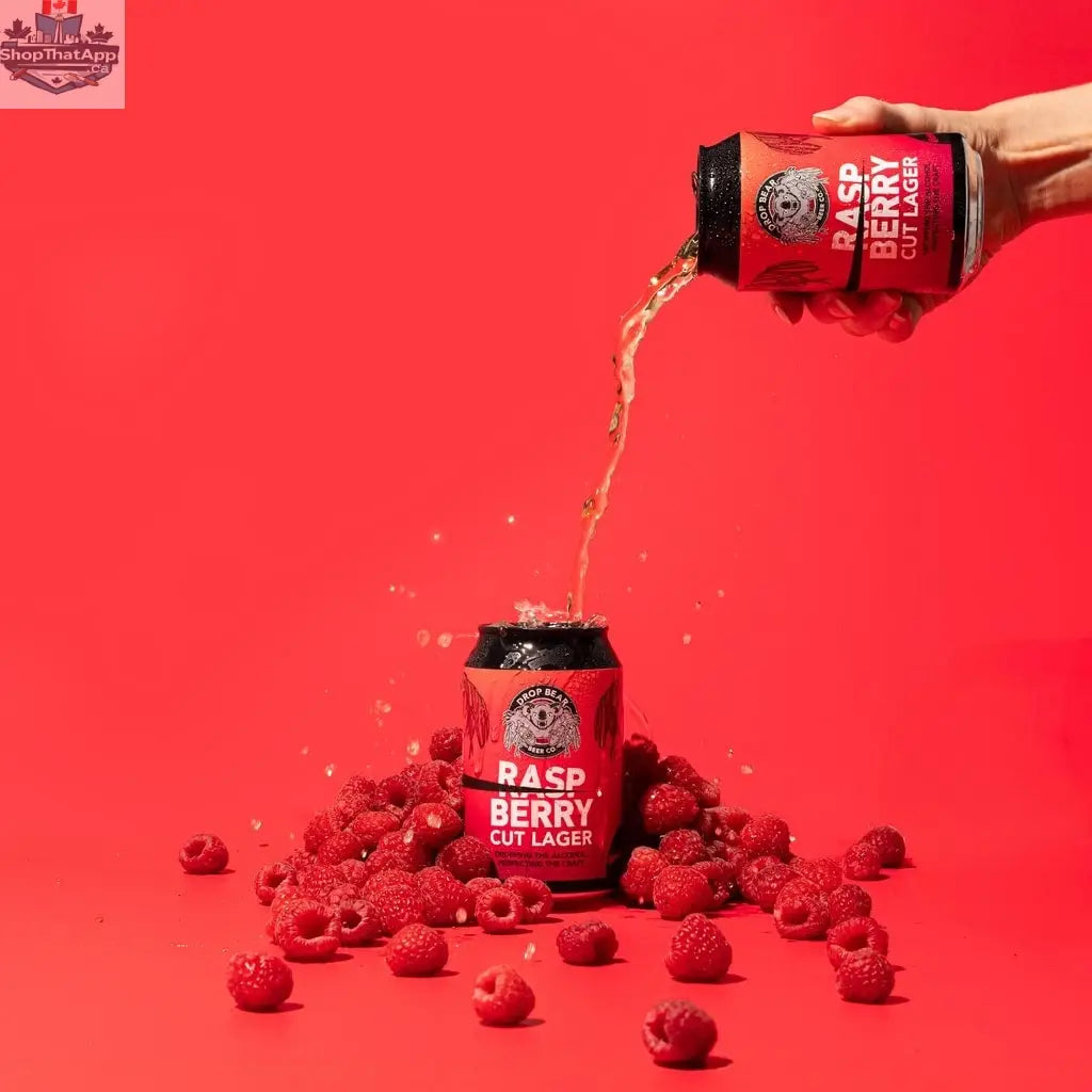 Drop Bear Raspberry Lager - Refreshing Raspberry Cut Lager Craft Beer - Shopthatapp.ca