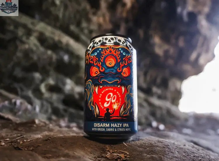 Go Brewing Disarm Hazy IPA Beer - Refreshing and Flavorful Hazy IPA - Shopthatapp.ca