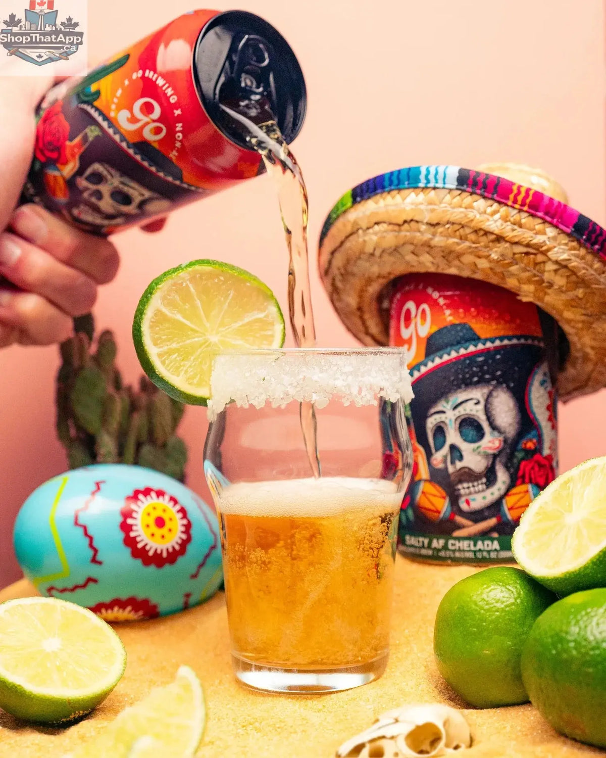 Go Brewing - Salty AF Chelada | Refreshing Go Brewing Hazy IPA Experience - Shopthatapp.ca
