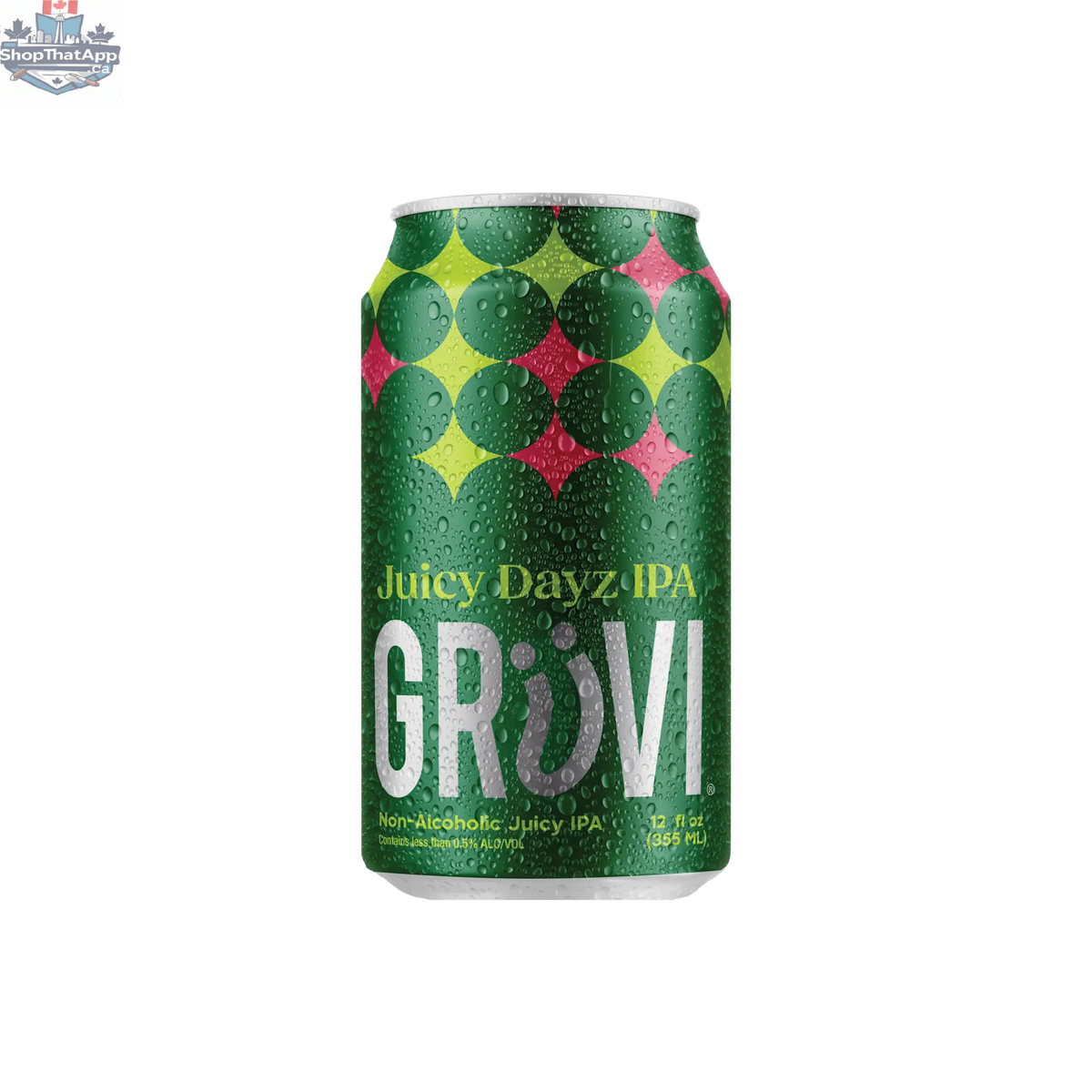 Grüvi Juicy Days IPA - Refreshing Craft Beer for Every Occasion - Shopthatapp.ca