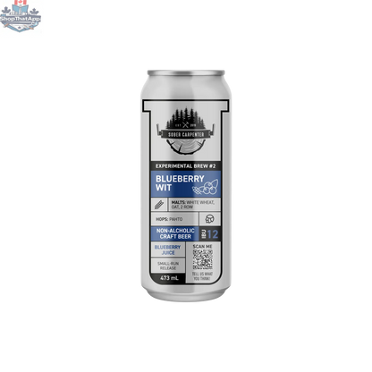 Sober Carpenter Blueberry Wit Craft Beer - Refreshing & Flavorful Brew - Shopthatapp.ca
