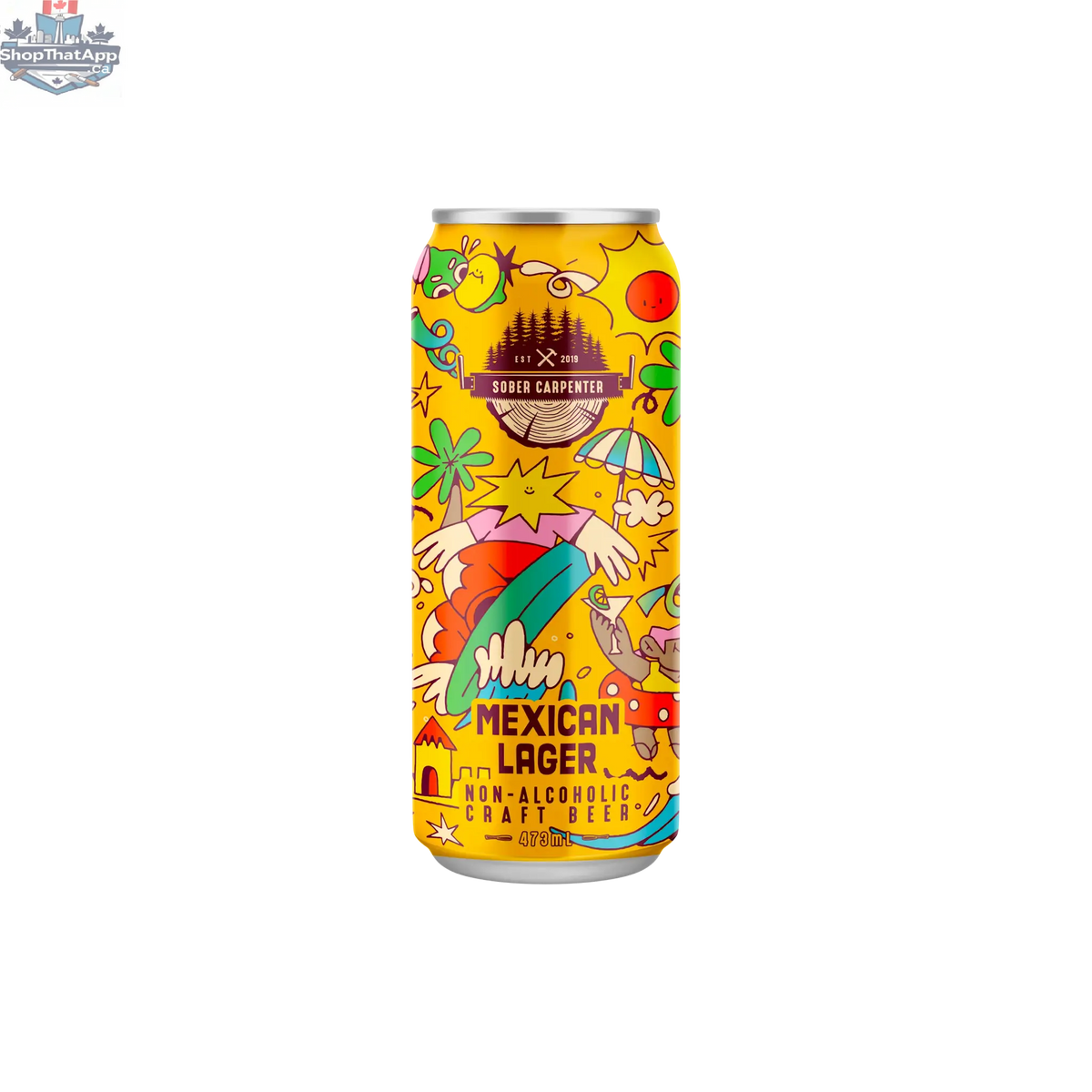 Sober Carpenter Mexican Lager - Limited Artist Edition - Shopthatapp.ca