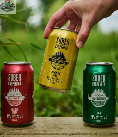 Sober Carpenter Mix Pack - 355mL Variety of Non-Alcoholic Beers - Shopthatapp.ca