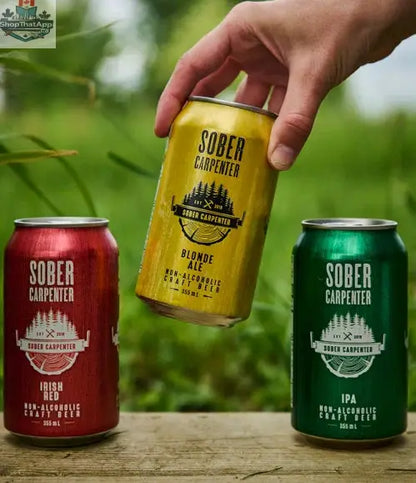 Sober Carpenter Mix Pack - 355mL Variety of Non-Alcoholic Beers - Shopthatapp.ca