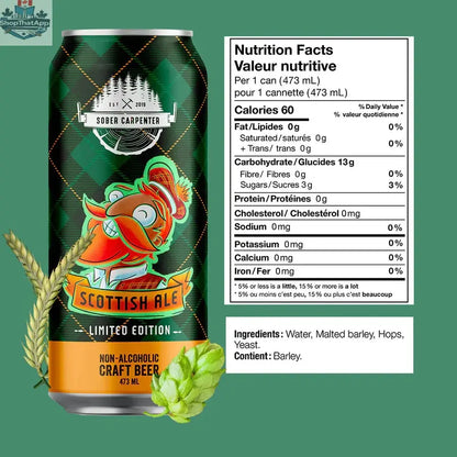 Sober Carpenter Scottish Ale Craft Beer - Rich Flavor and Authentic Taste - Shopthatapp.ca