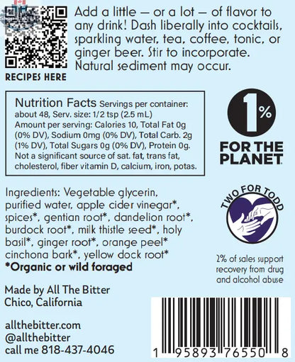 All The Bitter - Aromatic Bitters - Shopthatapp.ca