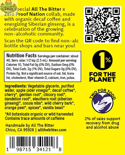 All The Bitter - Cherry Coffee Blast Bitters - Shopthatapp.ca