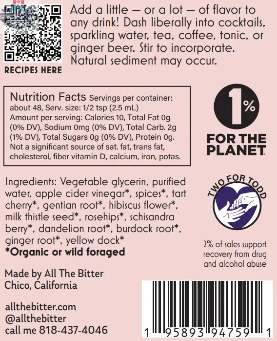 All The Bitter - New Orleans Bitters for Non-Alcoholic Stout - Shopthatapp.ca