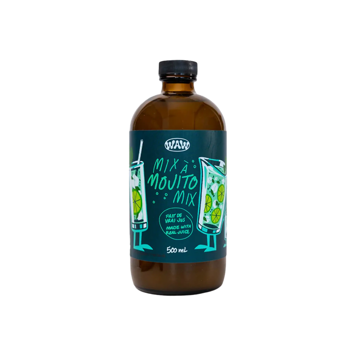WAW Mojito Mix - Premium Mojito Cocktail Mixer for Refreshing Drinks - Shopthatapp.ca