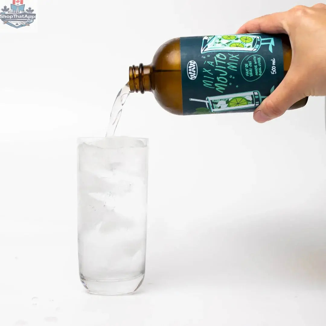 WAW Mojito Mix - Premium Mojito Cocktail Mixer for Refreshing Drinks - Shopthatapp.ca