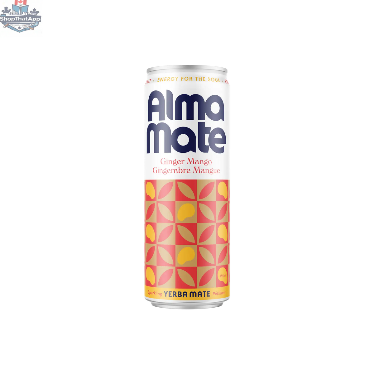 Alma Mate Ginger Mango Herbal Tea - Refreshing Flavor & Natural Wellness - Shopthatapp.ca