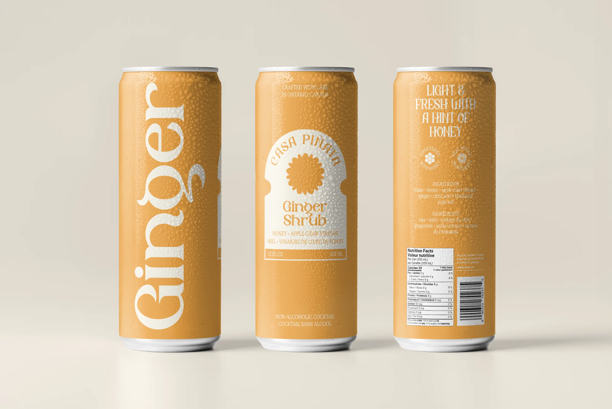Casa Piñata Ginger Shrub Drink - Refreshing and Invigorating Beverage - Shopthatapp.ca