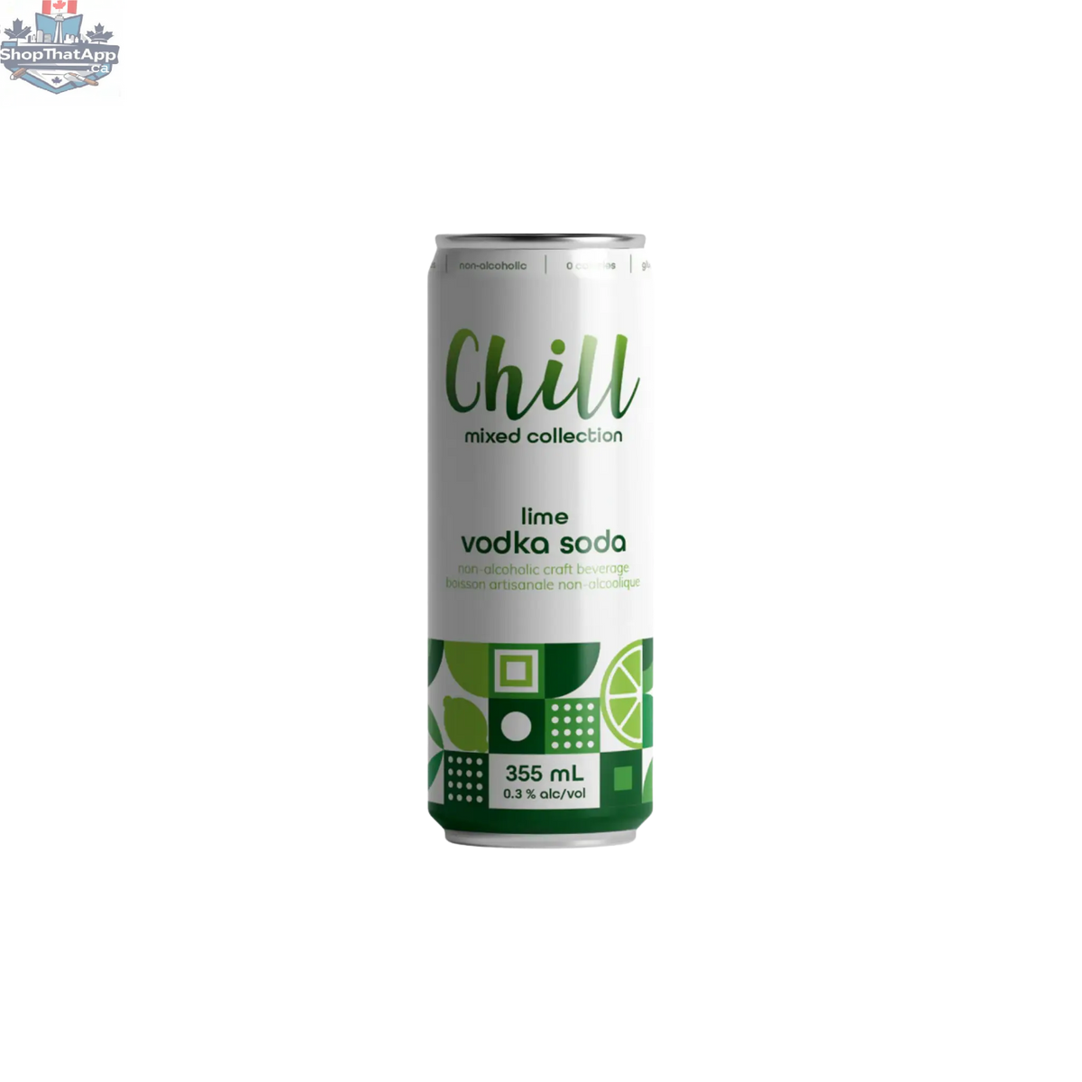 Chill Lime Vodka Soda - Refreshing Citrus-Infused Beverage - Shopthatapp.ca