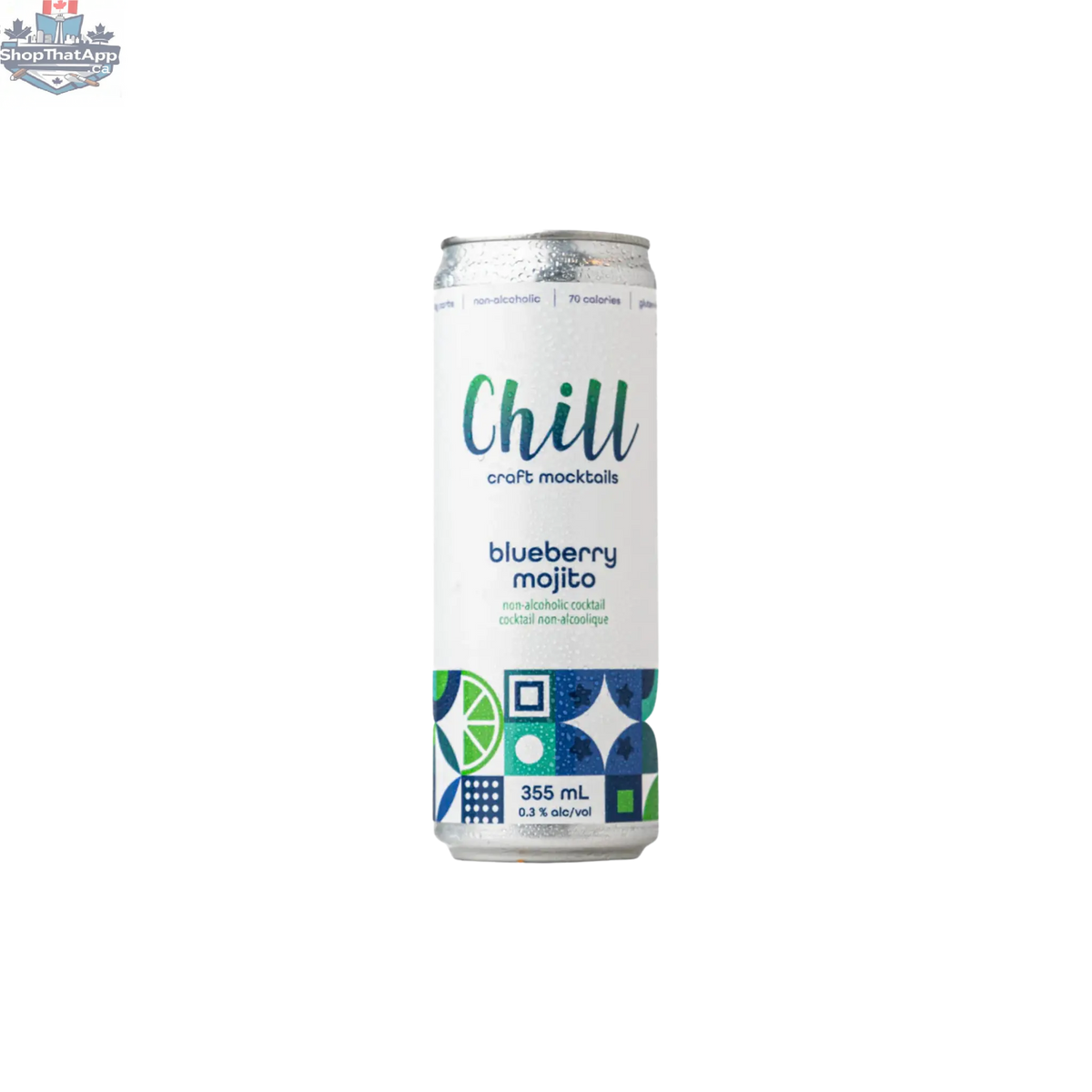 Chill St Rosé Raspberry Wine Spritzer - Refreshing Sparkling Blueberry Mojito Drink - Shopthatapp.ca