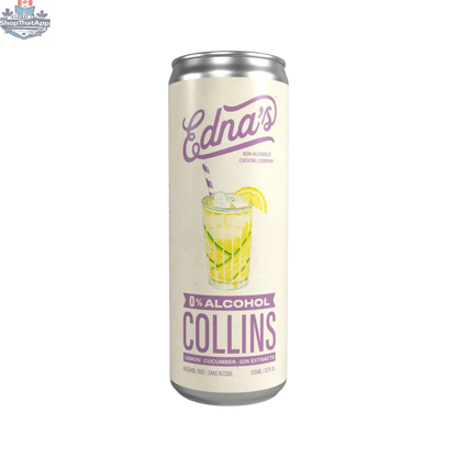 Edna’s Collins Cocktail - Refreshing Classic Drink Mix - Shopthatapp.ca
