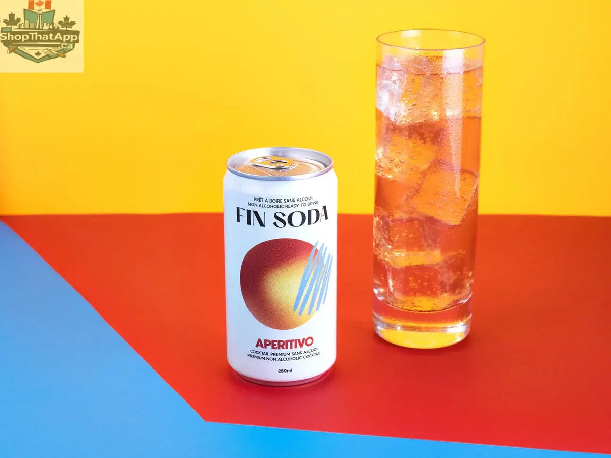 Fin Soda - Aperitivo Spritz with Premium Caesar Cocktail Mix - Shopthatapp.ca