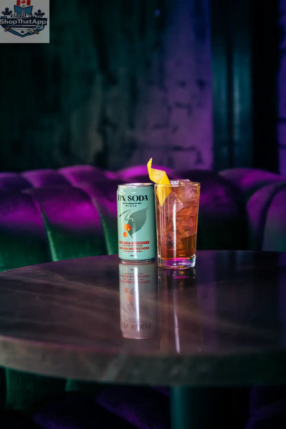Fin Soda Cascara Seabuckthorn Strawberry - Refreshing Sparkling Drink - Shopthatapp.ca