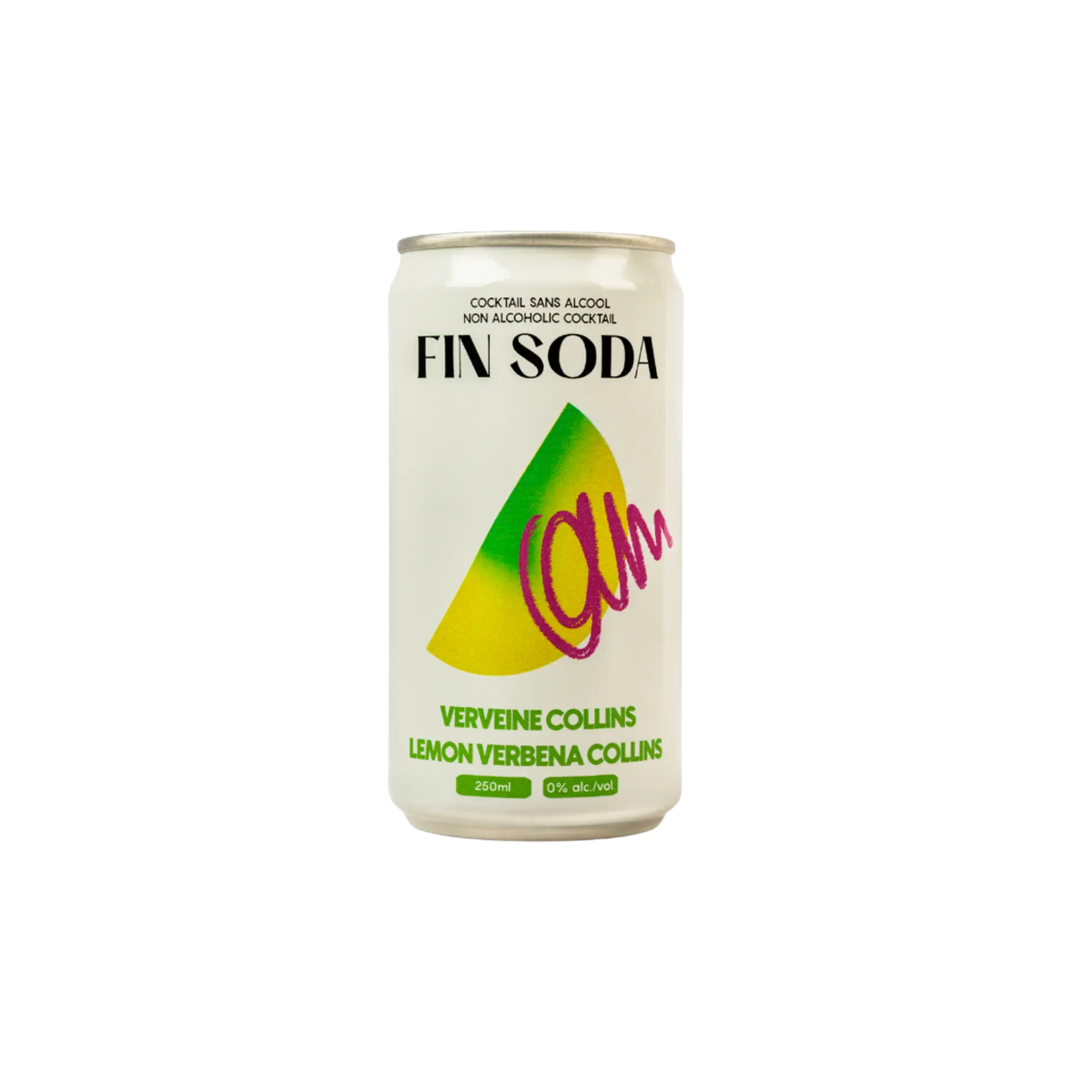 Fin Soda Lemon Verbena Collins - Refreshing Sparkling Beverage - Shopthatapp.ca