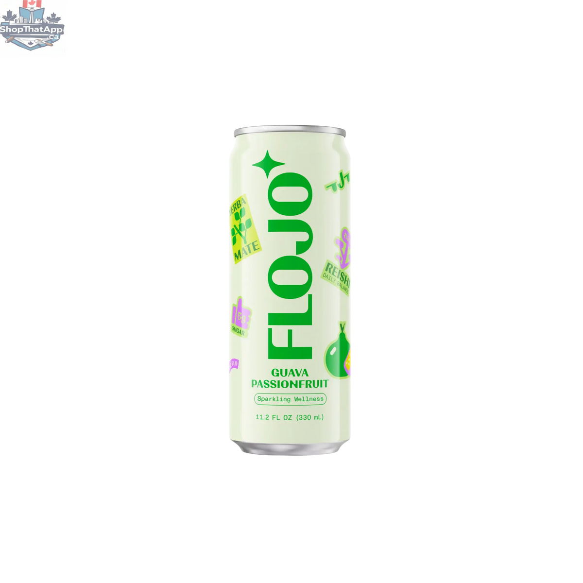 FLOJO Guava Passionfruit Drink - Refreshing Tropical Flavor - Shopthatapp.ca