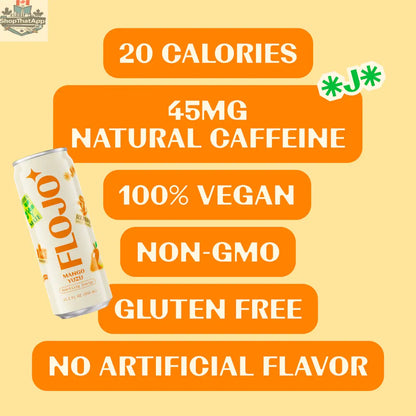 FLOJO Mango Yuzu - Refreshing Fruit Blend for Ultimate Flavor - Shopthatapp.ca