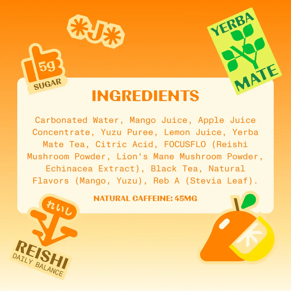 FLOJO Mango Yuzu - Refreshing Fruit Blend for Ultimate Flavor - Shopthatapp.ca