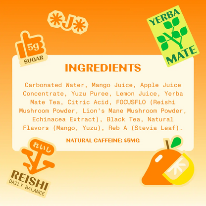 FLOJO Mango Yuzu - Refreshing Fruit Blend for Ultimate Flavor - Shopthatapp.ca
