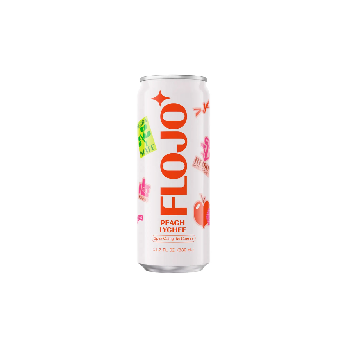 FLOJO Peach Lychee - Refreshing Fruit-Inspired Beverage - Shopthatapp.ca