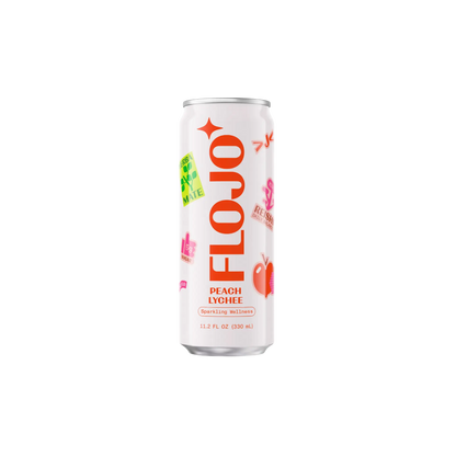 FLOJO Peach Lychee - Refreshing Fruit-Inspired Beverage - Shopthatapp.ca