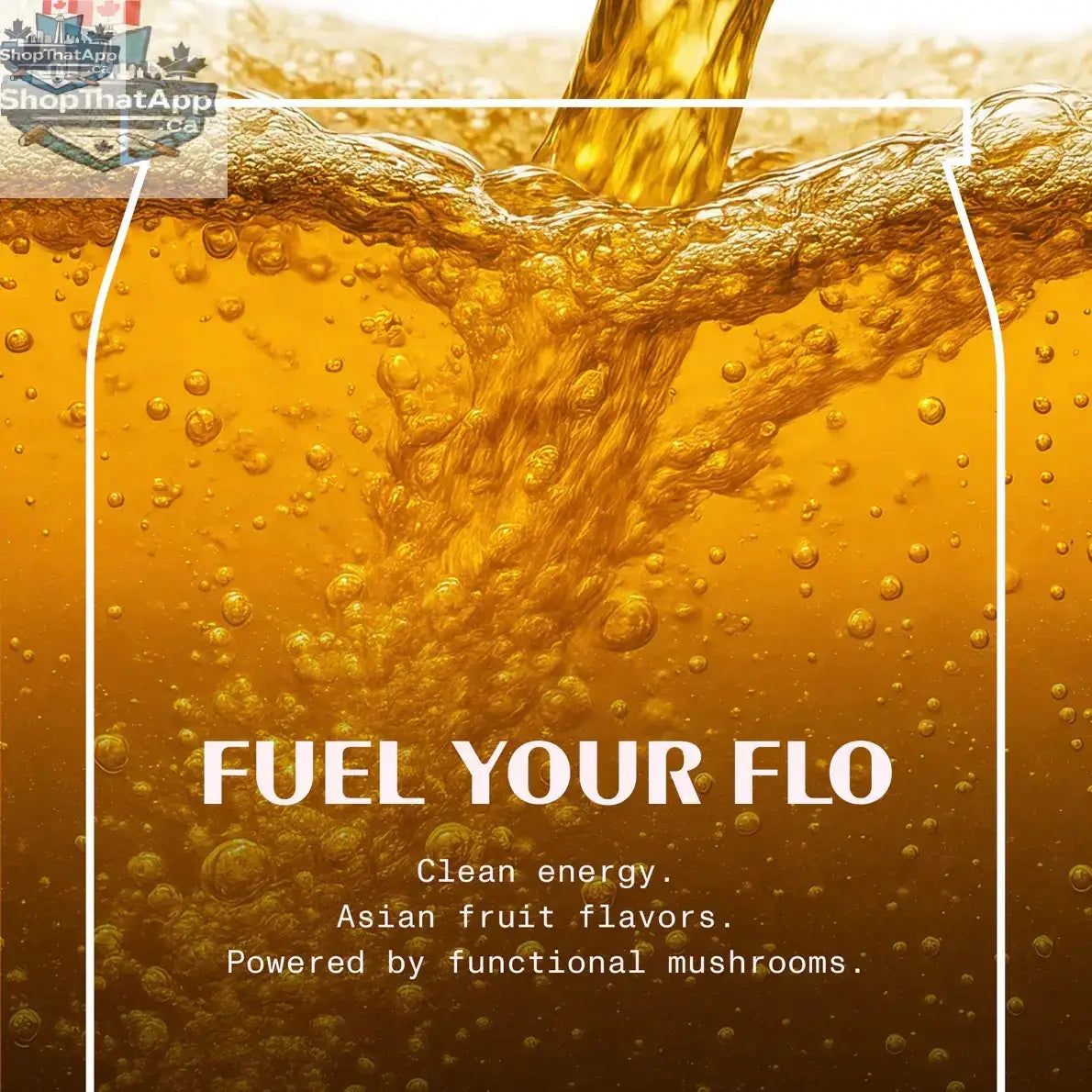 FLOJO Peach Lychee - Refreshing Fruit-Inspired Beverage - Shopthatapp.ca