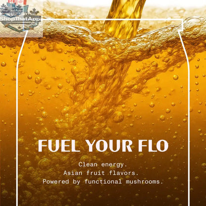 FLOJO Peach Lychee - Refreshing Fruit-Inspired Beverage - Shopthatapp.ca