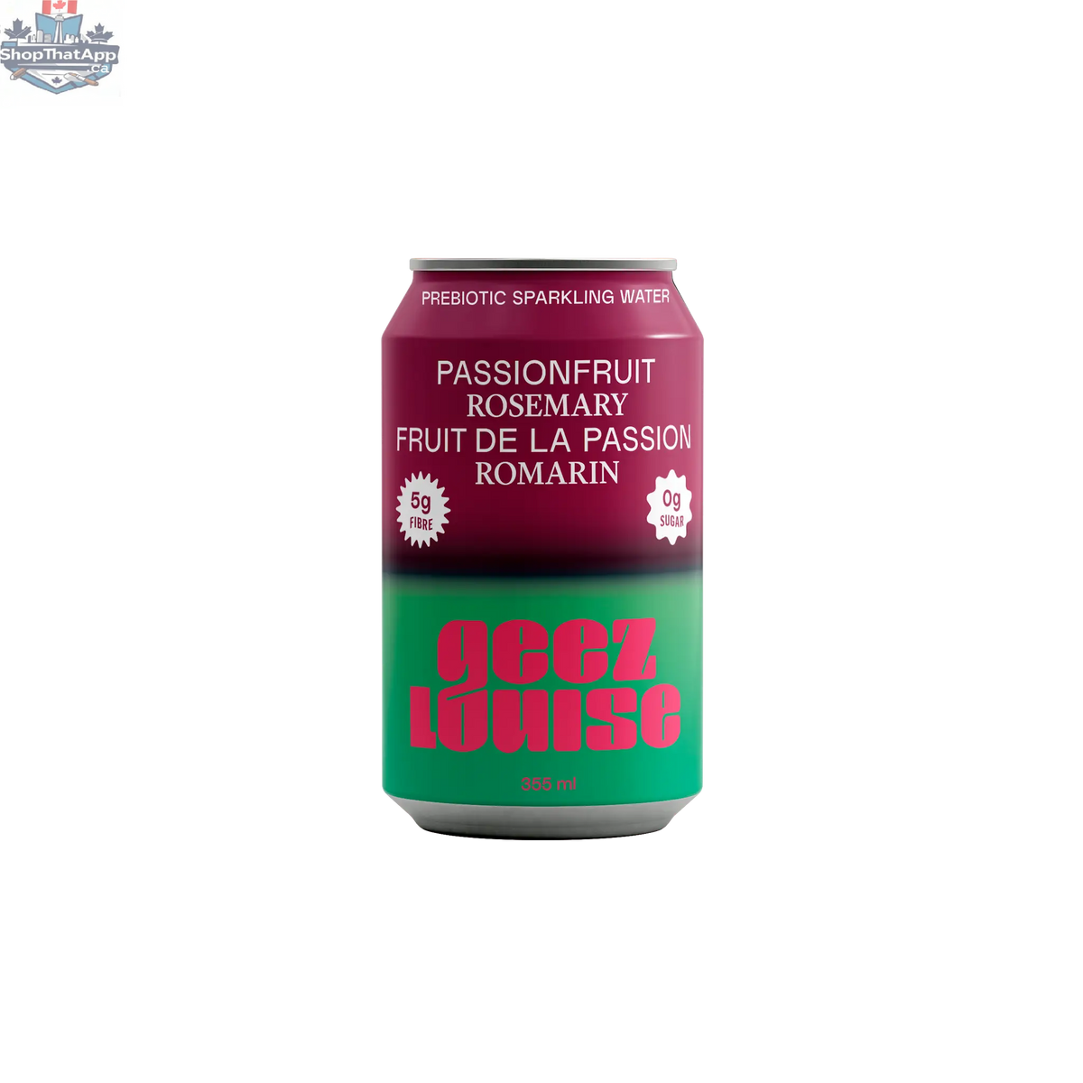 Geez Louise Passionfruit Rosemary - Refreshing Flavor Infusion - Shopthatapp.ca