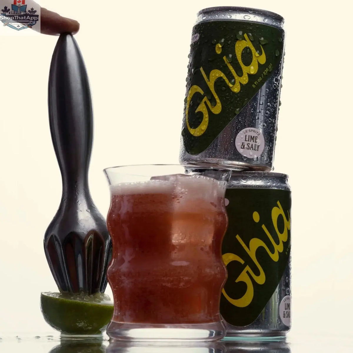 Ghia Le Spritz Soda: Refreshing Lime & Salt Flavor - Shopthatapp.ca