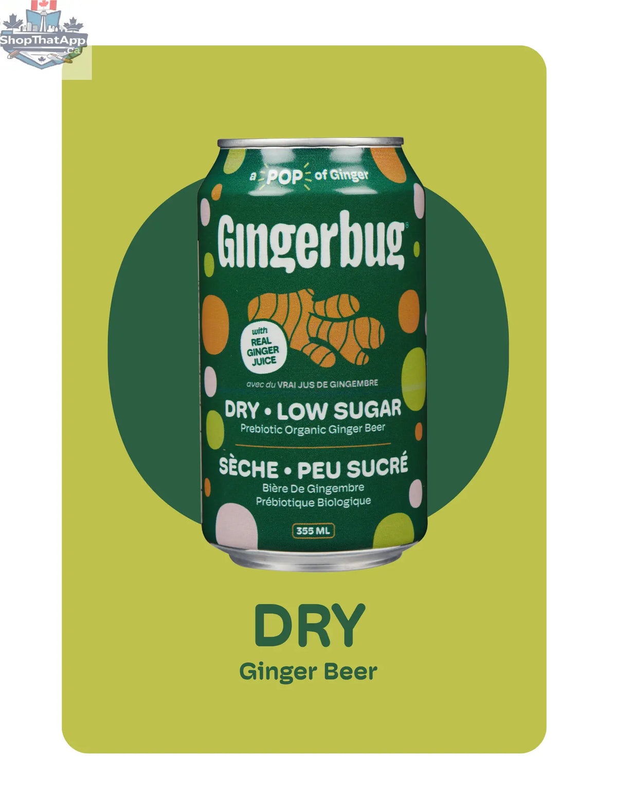 Gingerbug Dry - Ferment Your Own Ginger Soda at Home - Shopthatapp.ca