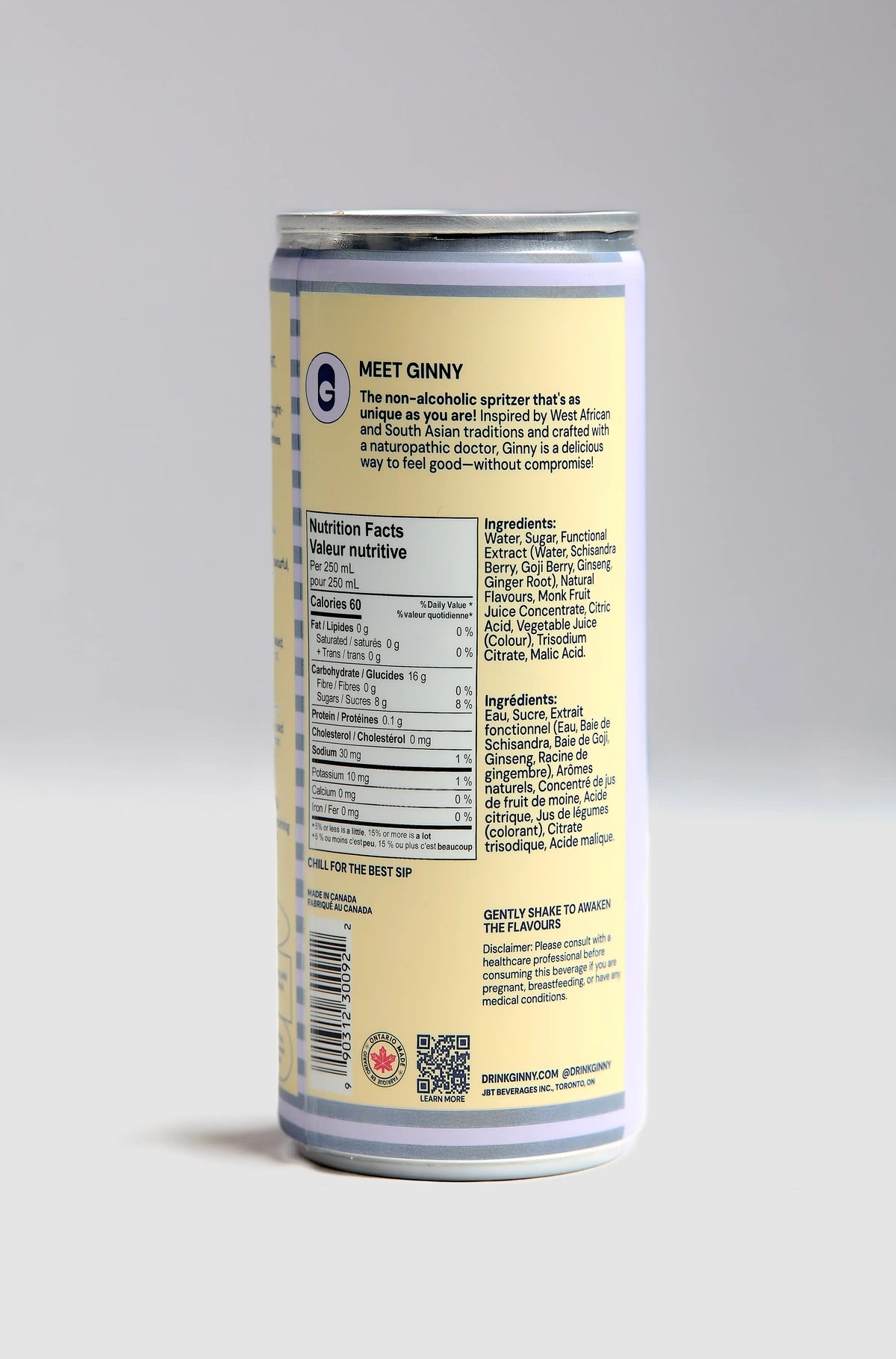 Ginny Blueberry Lavender Calamansi Gin - Refreshing Flavor Blend - Shopthatapp.ca
