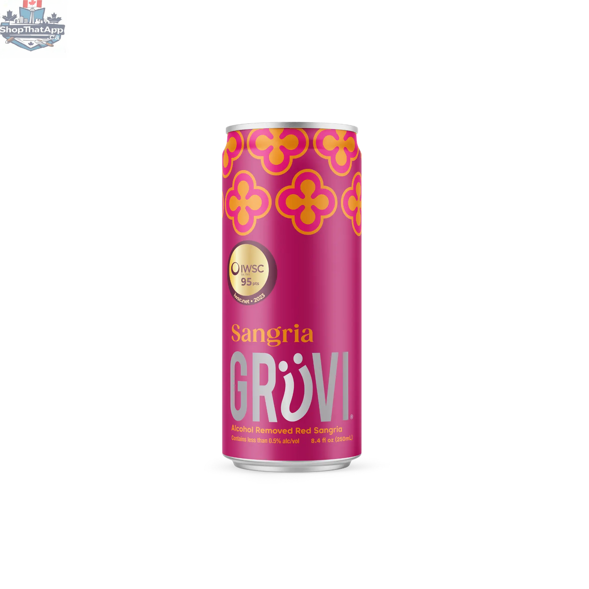 Grüvi Sangria - Refreshing Non-Alcoholic Wine Alternative - Shopthatapp.ca