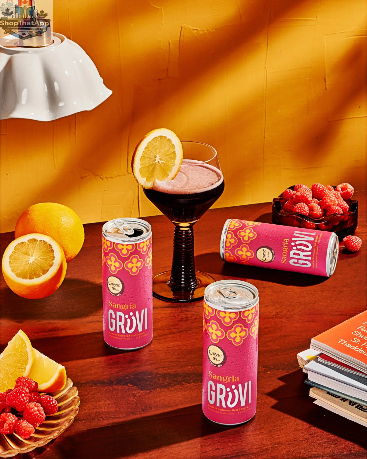 Grüvi Sangria - Refreshing Non-Alcoholic Wine Alternative - Shopthatapp.ca