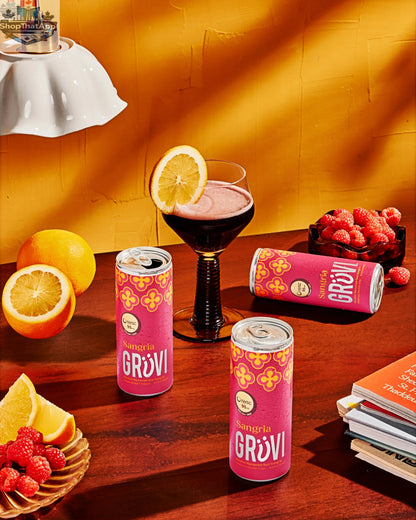 Grüvi Sangria - Refreshing Non-Alcoholic Wine Alternative - Shopthatapp.ca