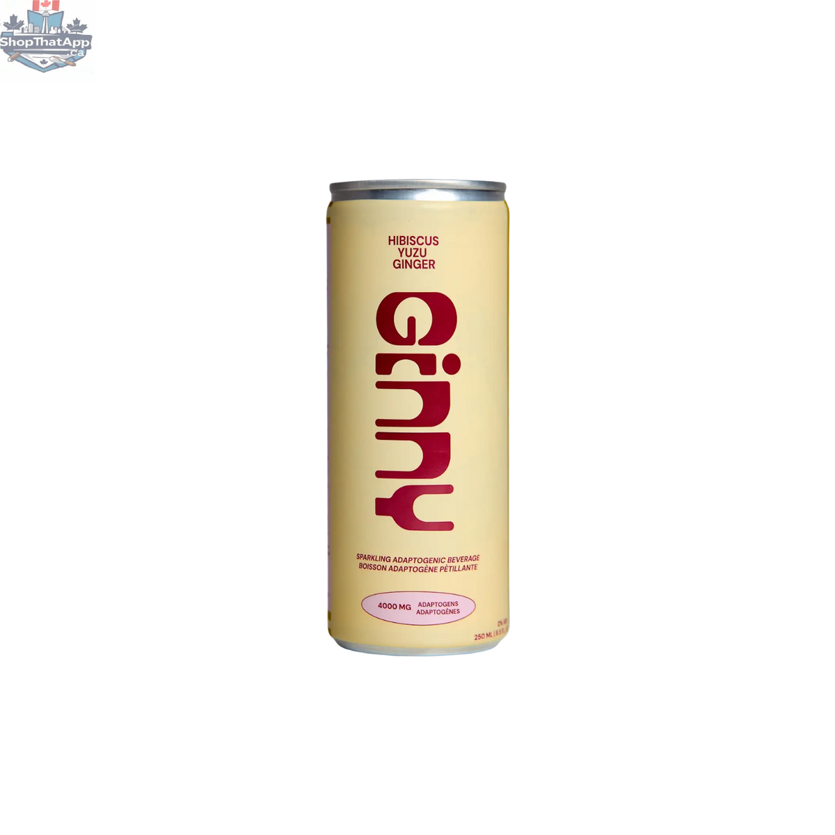 Hibiscus Yuzu Ginger Ginny - Refreshing Botanical Spirit - Shopthatapp.ca