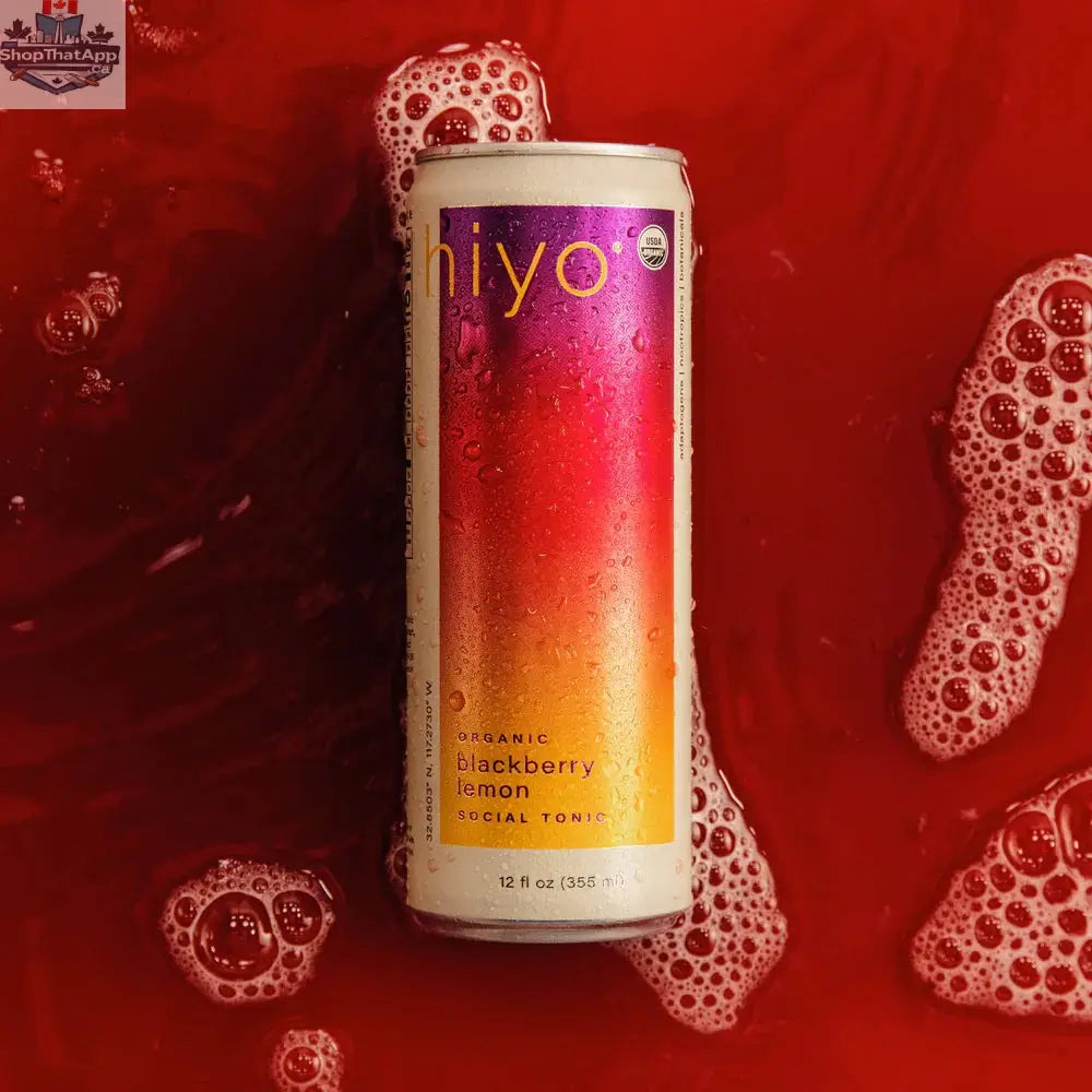 Hiyo - Blackberry Lemon Seltzer - Shopthatapp.ca