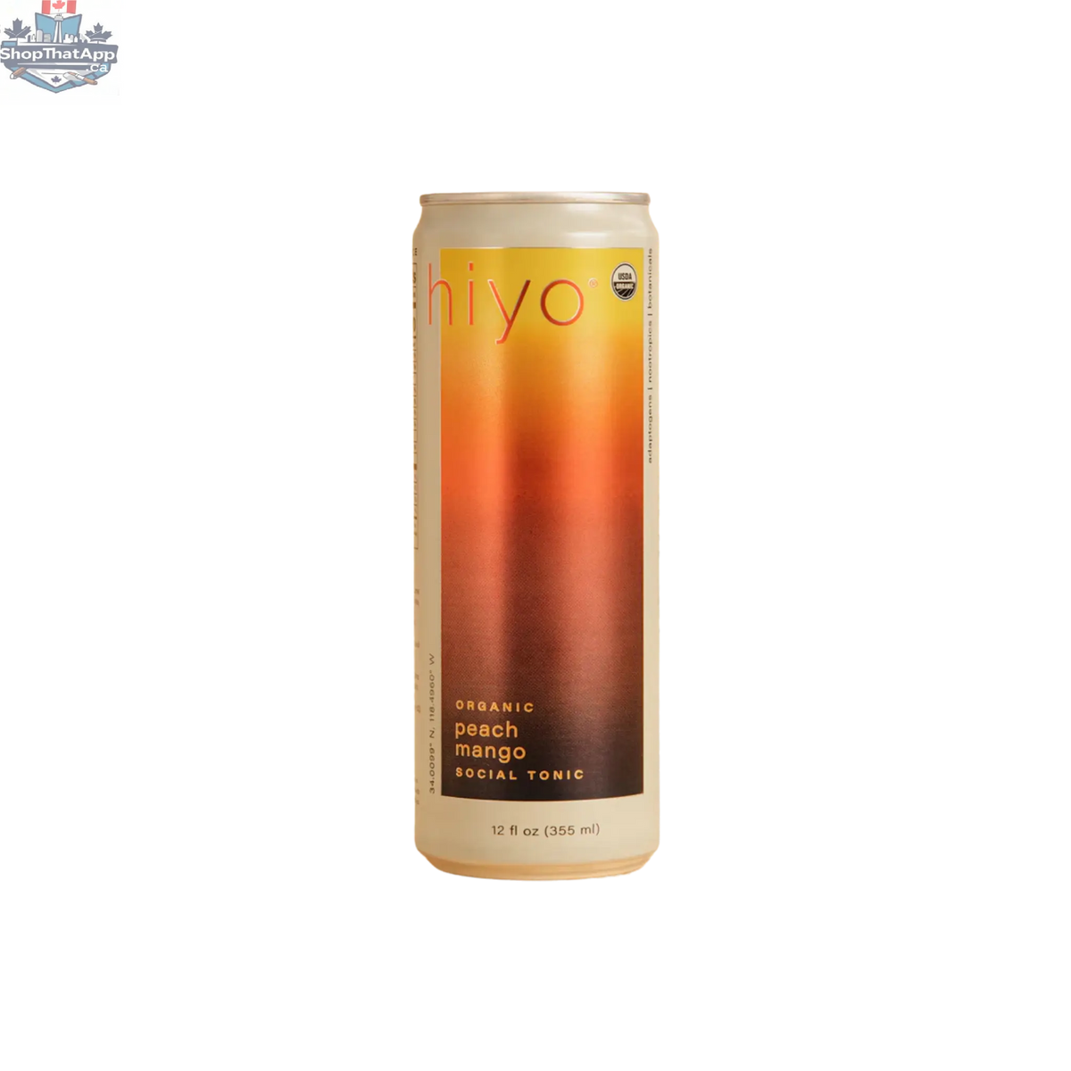 Hiyo Peach Mango Seltzer with Zeno Bobal Rosé Wine Infusion - Shopthatapp.ca