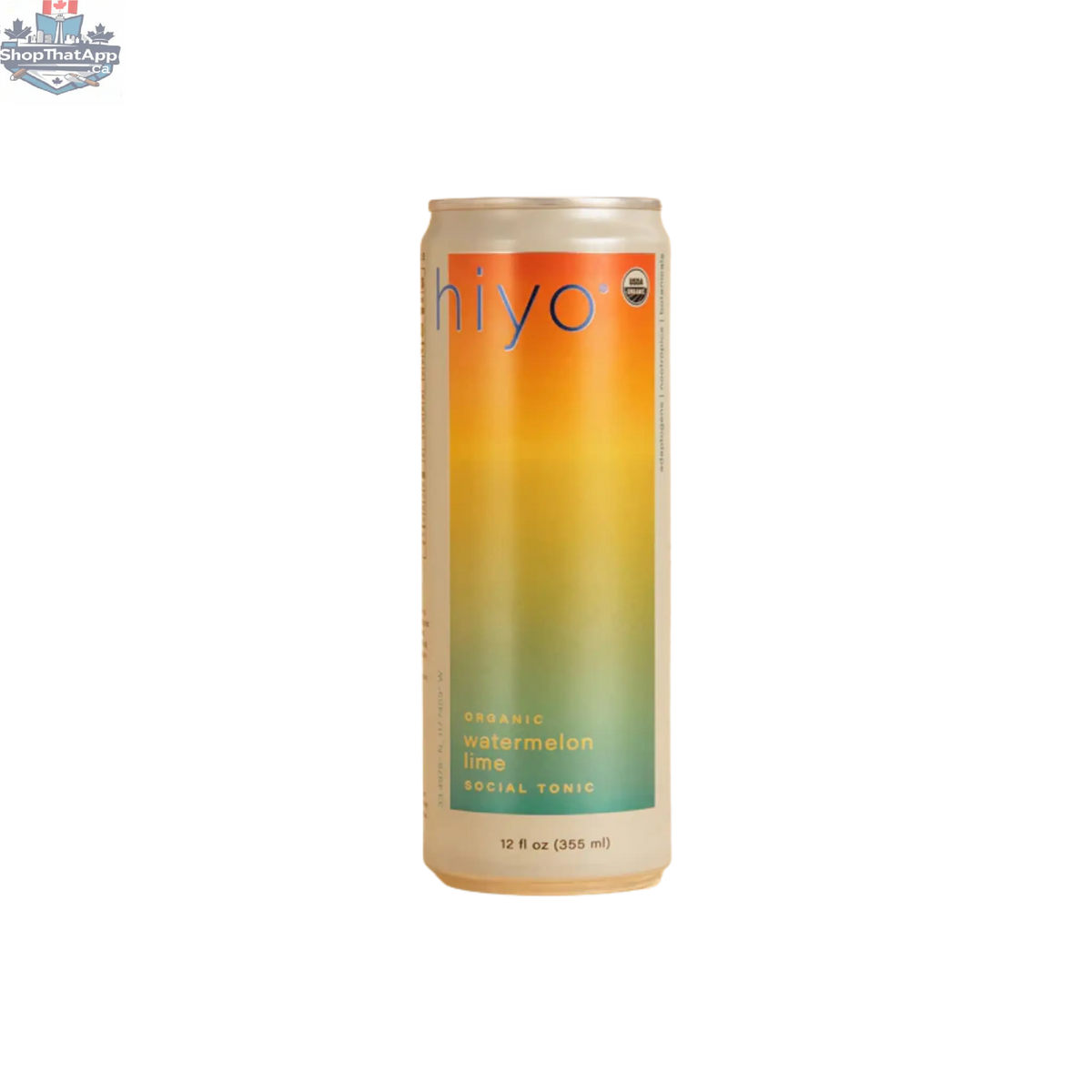 Hiyo Watermelon Lime Seltzer - Refreshing Flavored Sparkling Beverage - Shopthatapp.ca