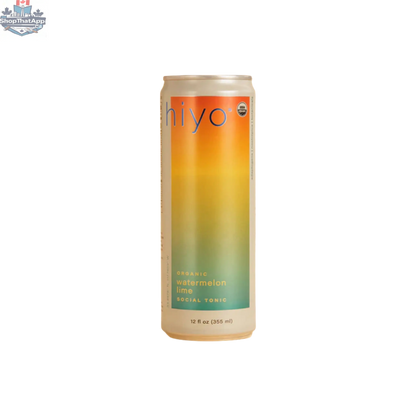 Hiyo Watermelon Lime Seltzer - Refreshing Flavored Sparkling Beverage - Shopthatapp.ca