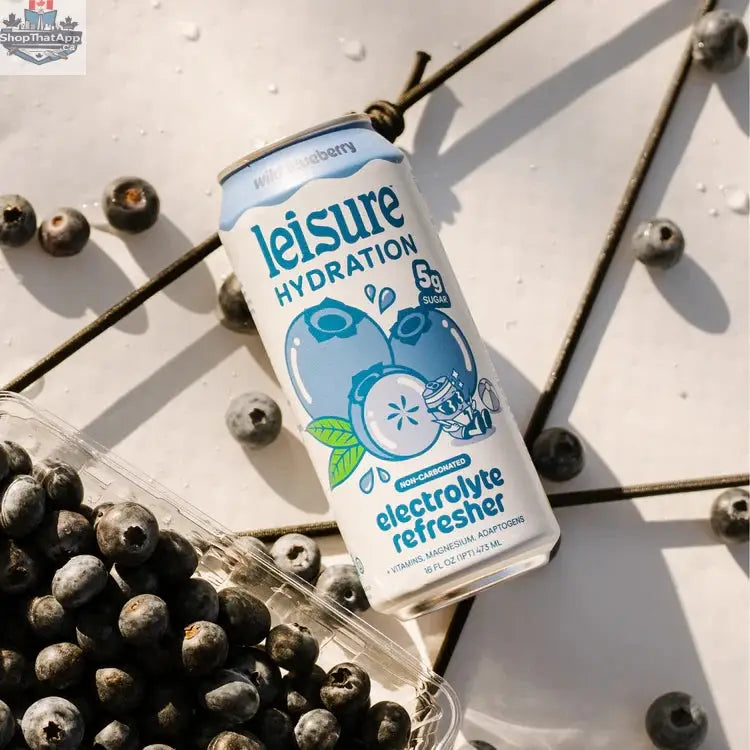 Leisure Hydration - Wild Blueberry Hydration Drink - Shopthatapp.ca