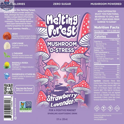 Melting Forest Chill Strawberry Lavender - Refreshing Scented Experience - Shopthatapp.ca
