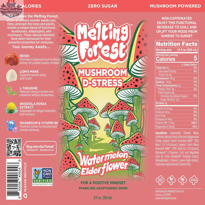 Melting Forest Chill Watermelon Elderflower Candle - Refreshing Fragrance for Your Space - Shopthatapp.ca